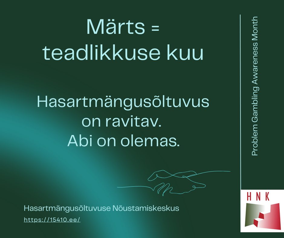 hasartmängusõltuvuse teadlikkuse kuu